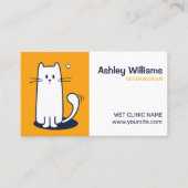獣医名刺テンプレート動気に物  名刺 (正面)