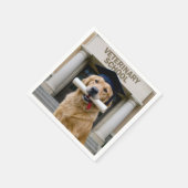 獣医大学院ゴールデンレトリバー スタンダードカクテルナプキン (角)