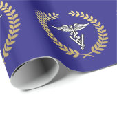 獣医学のケリュケイオンの記号 ラッピングペーパー (ロールコーナー)