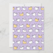 獣医学をテーマにした子供パーティー 招待状 (裏面)