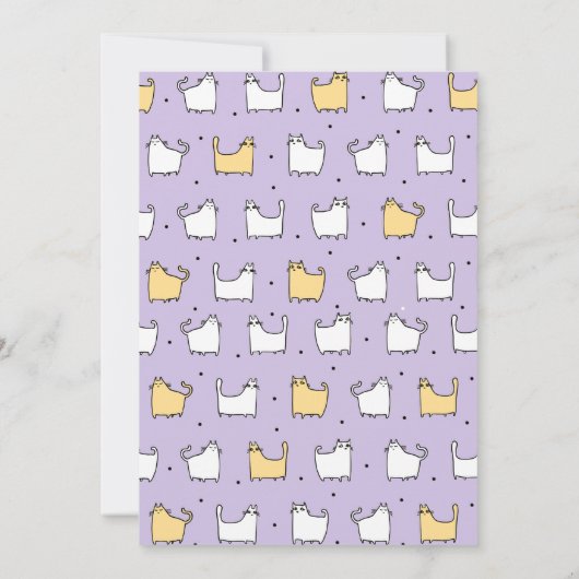 獣医学をテーマにした子供パーティー 招待状 (裏面)