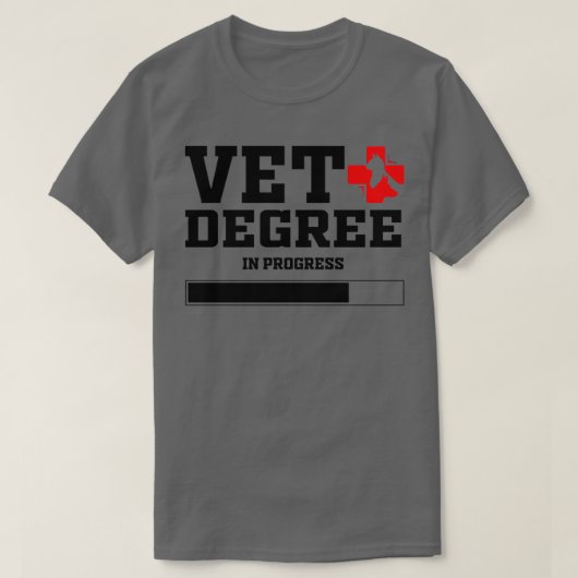獣医学修士号おもしろい Tシャツ (デザイン正面)
