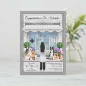 獣医学卒業招待状 招待状 (スタンド正面)