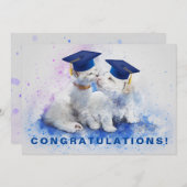 獣医学博士の卒業カード (正面/裏面)