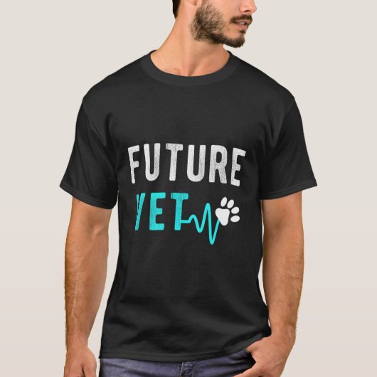 獣医学校の未来Ve獣医Gif Tシャツ (正面)