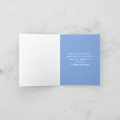 獣医学校の猫おめでとう カード (内部)