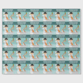 獣医学校卒業おめでとう　DVM ラッピングペーパー (フラット)