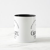 獣医学校卒業パーソナライズされた マグカップ (中央)