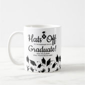 獣医学校DVM卒業ギフトおめでとう コーヒーマグカップ (左)