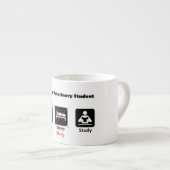 獣医学生のエスプレッソのマグの生命 エスプレッソカップ (正面右)