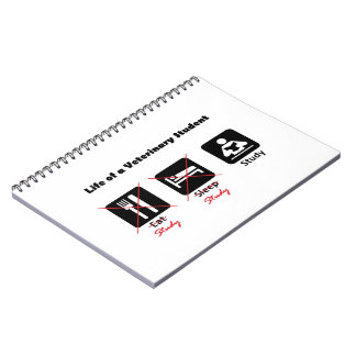 獣医学生のノートの生命 ノートブック