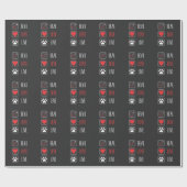 獣医学生獣医科獣医動物 ラッピングペーパー (フラット)