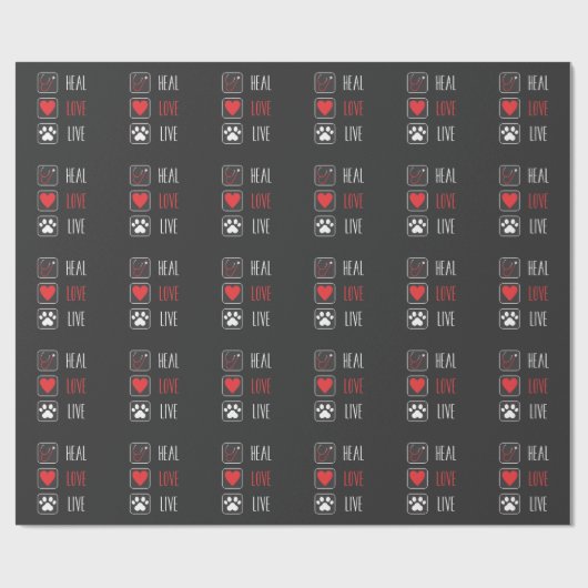 獣医学生獣医科獣医動物 ラッピングペーパー (フラット)
