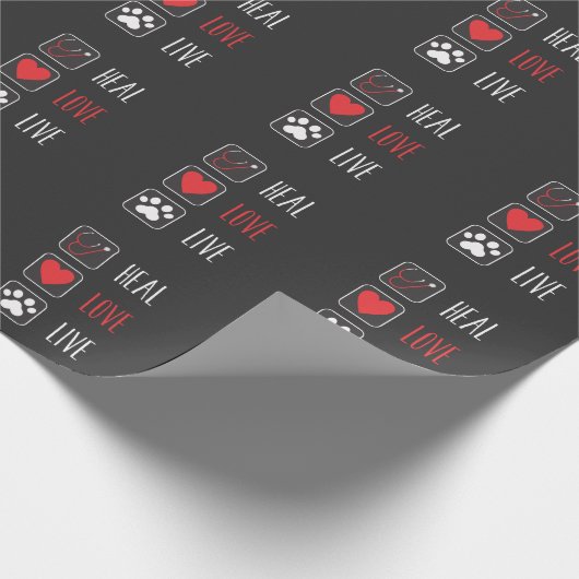 獣医学生獣医科獣医動物 ラッピングペーパー (角)