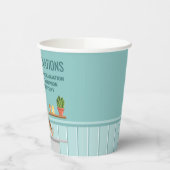 獣医学生DVM獣医の獣医の卒業式 紙コップ (左)