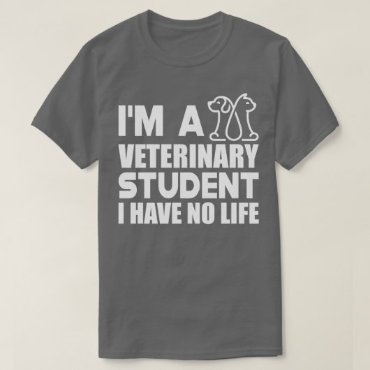 獣医学生Im獣医学生I Tシャツ (デザイン正面)