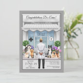 獣医学男子卒業招待状  招待状 (スタンド正面)