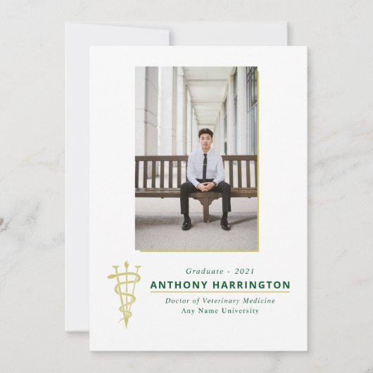 獣医学発表 案内状 (正面)