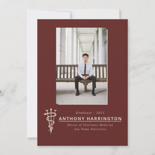 獣医学発表 案内状 (正面)