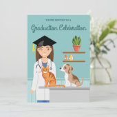 獣医学部学生 獣医DVM卒業 招待状 (スタンド正面)