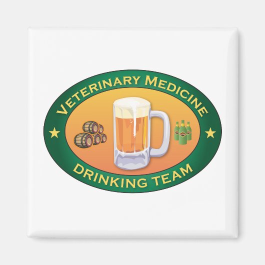 獣医学飲み会 マグネット (正面)