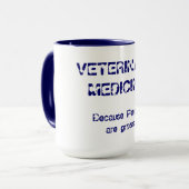 獣医学：人々はグロスだから。 マグカップ (正面左)