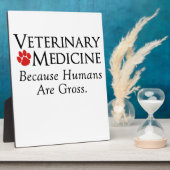 獣医学......人間は粗野だから フォトプラーク (側面)