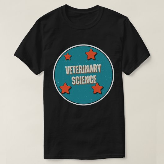 獣医学 Tシャツ (デザイン正面)