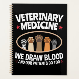 獣医学We Draw Blood おもしろい Vet Tech プランナー手帳