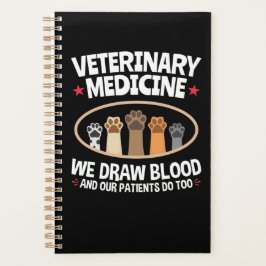 獣医学We Draw Blood おもしろい Vet Tech プランナー手帳