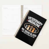 獣医学We Draw Blood おもしろい Vet Tech プランナー手帳 (ディスプレー)