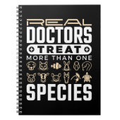 獣医実在が一つ以上の種を治療する ノートブック (正面)