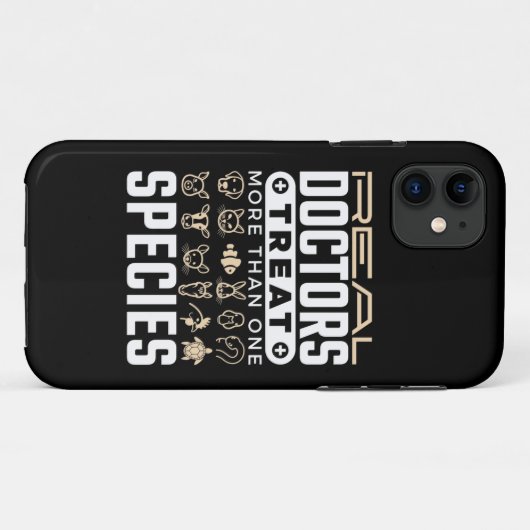 獣医実在が一つ以上の種を治療する Case-Mate iPhoneケース (裏面(横))