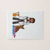 獣医少女-濃い ジグソーパズル (横)