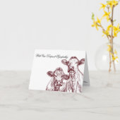 獣医師共感カード家畜用牛 カード (黄色い花)