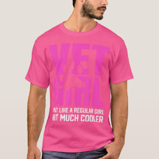 獣医師獣医ガール獣医獣医Vet Tシャツ