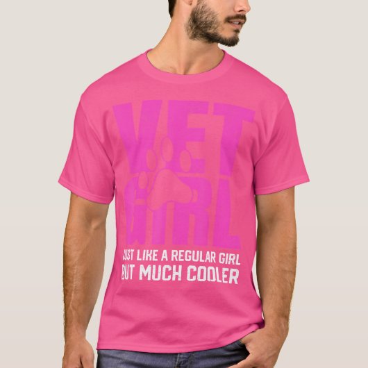 獣医師獣医ガール獣医獣医Vet Tシャツ (正面)