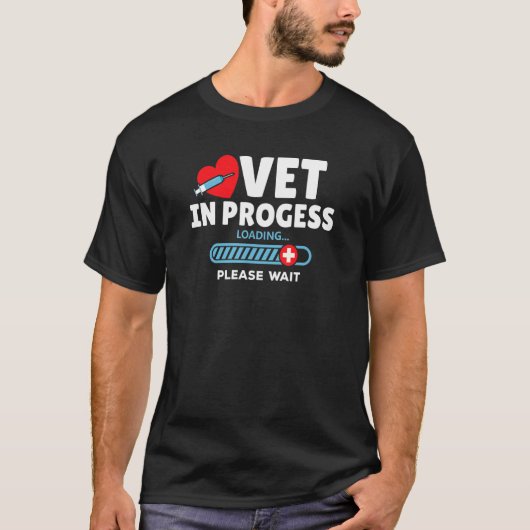 獣医師積込み中の獣医師未来のベーター Tシャツ (正面)