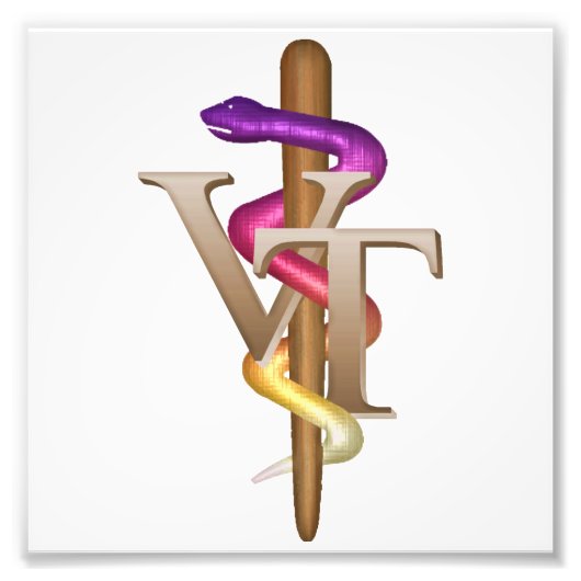 獣医技術 フォトプリント            (正面)