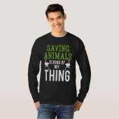 獣医救動物1 Tシャツ (正面フル)