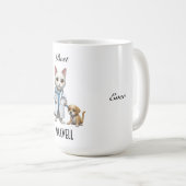 獣医最高の歴Mug コーヒーマグカップ (正面右)