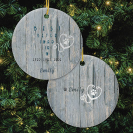 獣医最高の者エバークリスマスプレゼントオーナメント セラミックオーナメント