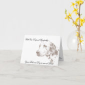 獣医犬のオーナー証 カード (黄色い花)