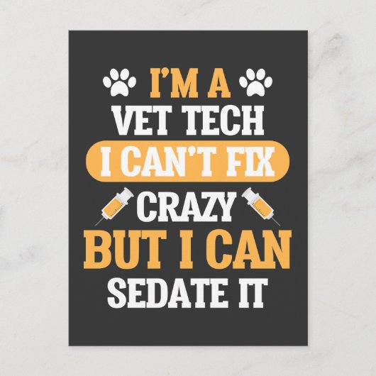 獣医獣医レスキュー ポストカード (正面)