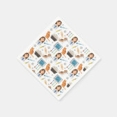 獣医獣医Vet医師Medical DMVパターン スタンダードカクテルナプキン (角)