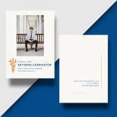 獣医用フォトシンボルメイズブルーオレンジ 案内状