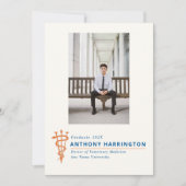 獣医用フォトシンボルメイズブルーオレンジ 案内状 (正面)