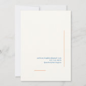 獣医用フォトシンボルメイズブルーオレンジ 案内状 (裏面)