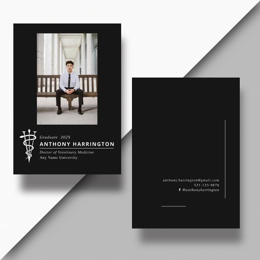 獣医用フォトシンボル白黒 案内状