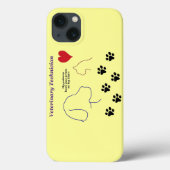 獣医看護師 - 肉球の跡が心に残る Case-Mate iPhoneケース (裏面)